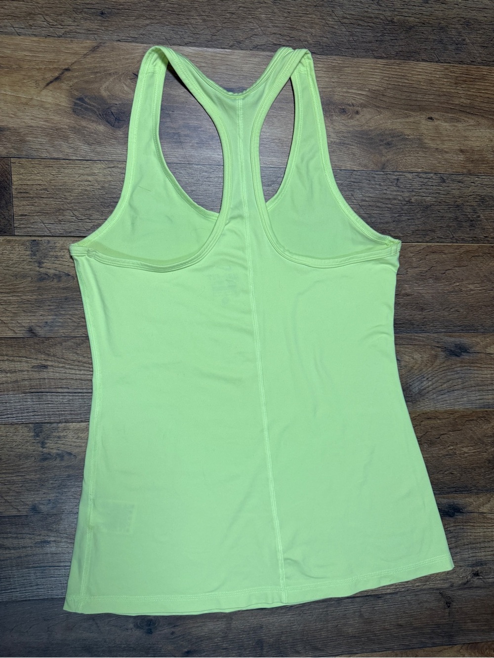 Nike Racerback Athletic Tank Top Neon Lime Volt Green Size Medium - Picture 2 of 9